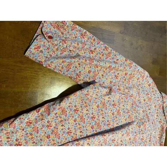 Vintage Winnie The Pooh Embroidered Pink Floral Button up Women’s Shirt Size XL - Picture 8 of 11